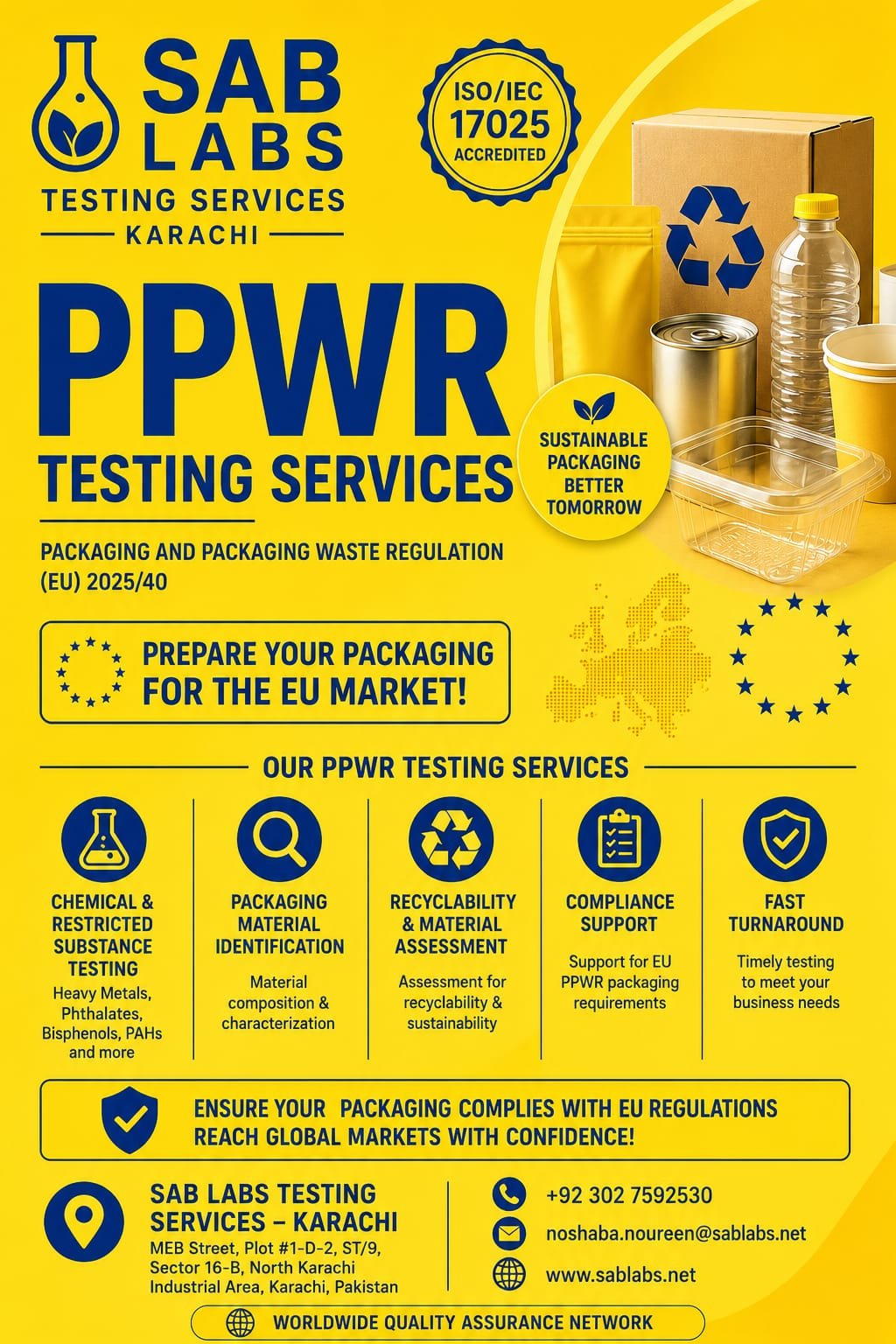 PPWR Testing Laboratory